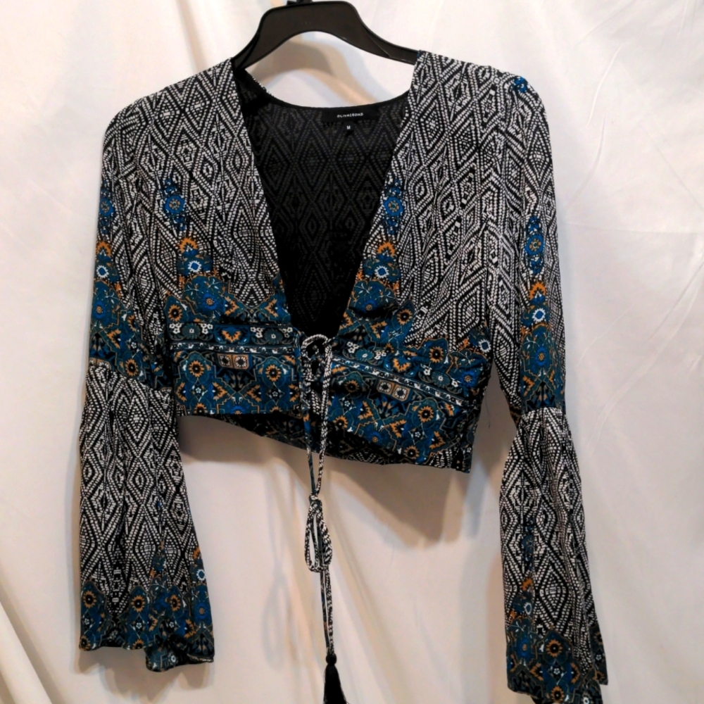Olivaceous crop top